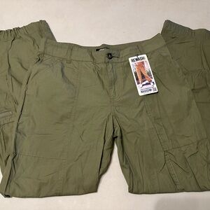 Olive Green Women’s Parachute Pants